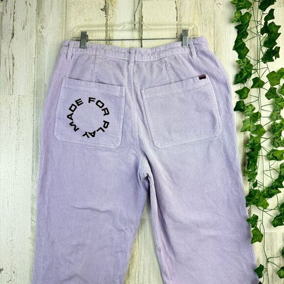 Paterson Made For Play Wide Leg Lavender Corduroy Skate Pants SZ 34 - Picture 3 of 11